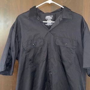Dickies work shirt, Size large, Black
